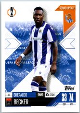 Fotbalová kartička 2024-25 Topps Match Attax EXTRA UEFA Club Competitions Squad Update 16.  Sheraldo Becker (Real Sociedad de Fútbol)