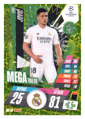fotbalová kartička 2020-21 Topps Match Attax Champions League Extra Mega Value MV10 Luka Jóvic Real Madrid CF