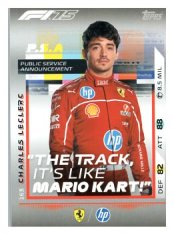 2025 Topps Turbo Attax F1 Scuderia Ferrari HP PSA  163 Charles Leclerc