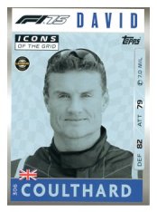 2025 Topps Turbo Attax F1  Icons of the Grid   306 David Coulthard