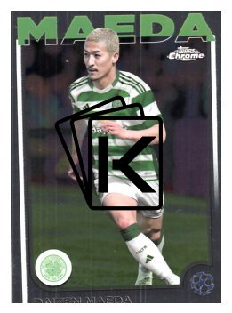 fotbalová kartička 2024-25 Topps Chrome 130 Daizen Maeda, Celtic FC