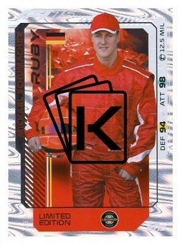 2025 Topps Turbo Attax F1 Limited Edition Ruby LE17 Michael Schumacher