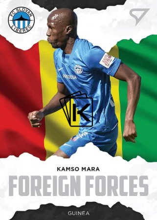fotbalová kartička SportZoo 2020-21 Fortuna Liga Foreign Forces 10 Kamso Mara FC Slovan Liberec