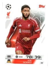 fotbalová kartička 2025-26 Topps Match Attax UCC 18 Joe Gomez (Liverpool)