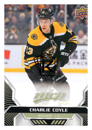 2020-21 UD MVP 109 Charlie Coyle - Boston Bruins
