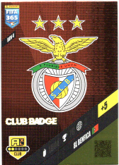 fotbalová karta Panini FIFA 365 2024 Adrenalyn XL BEN4 Klubové Logo  SL Benfica