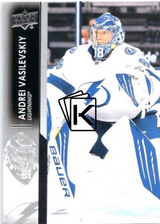 hokejová karta 2021-22 UD Series One 165 Andrei Vasilevskiy - Tampa Bay Lightning