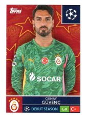 2025-26 Topps Champions League Galatasaray SK 226 Günay Güvenç