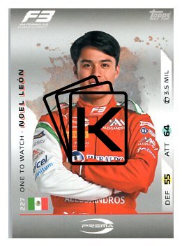 2025 Topps Turbo Attax F1 Prema Racing F3 Ones to Watch HP 227 Noel Leon