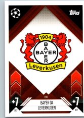fotbalová kartička 2024-25 Topps Match Attax UEFA Club Competitions 190 Team Badge (Bayer 04 Leverkusen)