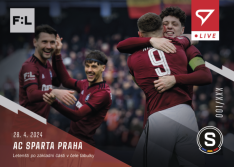 fotbalová kartička 2023-24 SportZoo Fortuna Liga Live L-38 AC Sparta Praha