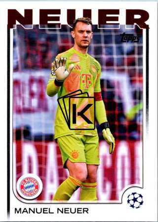 fotbalová kartička 2024-25 Topps UEFA Club Competitions Flagship 101 Manuel Neuer FC Bayern Munchen