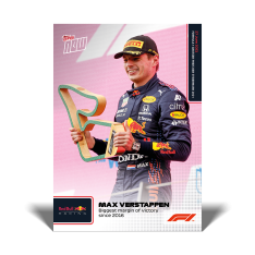 kartička Formule 1 Topps Now 2021 023 Max Verstappen RedBull