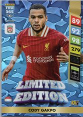 Limitovaná kartička Panini FIFA 365 2025 Adrenalyn XL Cody Gakpo Liverpool