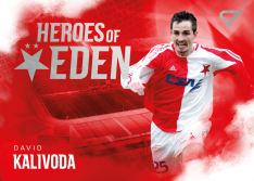 2025-26 SportZoo SK Slavia Praha Heroes of Eden HE-08 David Kalivoda