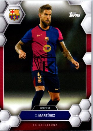 fotbalová kartička 2024-25 Topps FC Barcelona Fan Set 3 Iñigo Martínez