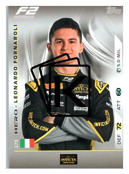 2025 Topps Turbo Attax F1 Invicta Racing F2 Teams  173 Leonardo Fornaroli
