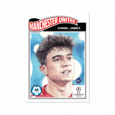 Fotbalová kartička Topps Living Set 298 Daniel James Manchester United