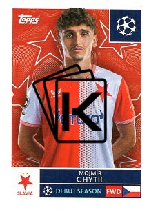 2025-26 Topps Champions League SK Slavia Praha 409 Mojmír Chytil