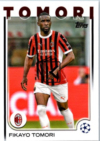 fotbalová kartička 2024-25 Topps UEFA Club Competitions Flagship 70 Fikayo Tomori AC Milan