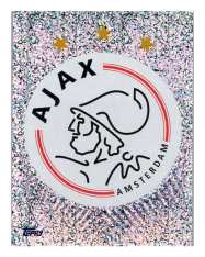 2019-20 Topps Champions League samolepka 498 Logo AFC Ajax