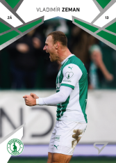 Fotbalová kartička 2024-25 SportZoo Chance Liga Serie 2 Bohemians Praha 1905 333 VLADIMÍR ZEMAN