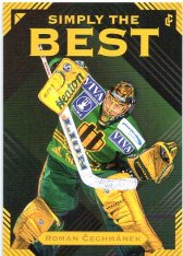 Legendary Cards Simply The Best 13 Roman Čechmánek 2000 HC Slovnaft Vsetín