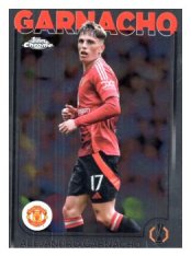 fotbalová kartička 2024-25 Topps Chrome 147 Alejandro Garnacho, Manchester United