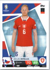 fotbalová karta Topps Match Attax EURO 2024 CZE6 Václav Jemelka (Czech Republic)