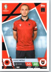 fotbalová karta Topps Match Attax EURO 2024 ALB6 Mario Mitaj (Albania)