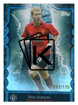 fotbalová kartička 2024-25 Topps Manchester United Fan Set Monolith MO-4 Paul Scholes Blue /175