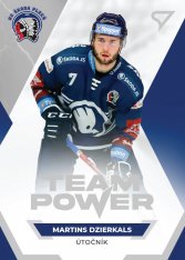 hokejová kartička 2021-22 SportZoo Tipsport Extraliga Team Power TP-27 Martins Dzierkals HC Škoda Plzeň