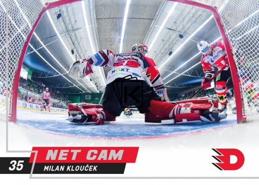 hokejová kartička 2021-22 SportZoo Tipsport Extraliga Serie 2 Net Cam NC-08 Milan Klouček HC Dynamo Pardubice
