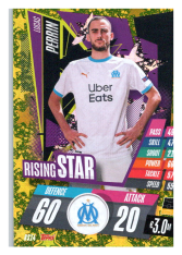 fotbalová kartička Topps Match Attax Champions League 2020-21 Rising Star RS14 Lucas Perrin - Olympique de Marseille