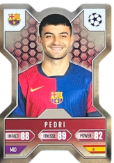 Fotbalová kartička 2024-25 Topps Match Attax EXTRA UEFA Chrome X 3 Pedri (FC Barcelona)