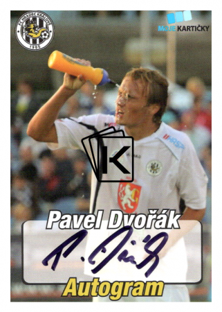 podepsaná fotbalová kartička 2014 MK FC Hradec Králové A6 Pavel Dvořák