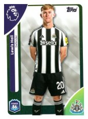 fotbalová kartička 2025-26 Topps  Premier League 223 Lewis Hall (Newcastle United)