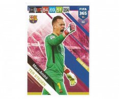 Fotbalová kartička Panini FIFA 365 – 2019 Team Mate 52 Marc Andre Ter Stegen FC Barcelona