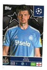 2025-26 Topps Champions League  Newcastle United 314 Nick Pope