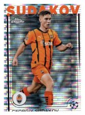 fotbalová kartička 2024-25 Topps Chrome parallel 119 - Georgiy Sudakov