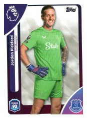 fotbalová kartička 2025-26 Topps  Premier League 128 Jordan Pickford (Everton)