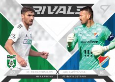 fotbalová kartička 2021-22 SportZoo Fortuna Liga Rivals R-PL Michal Papadopulos - Jan Laštůvka
