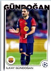fotbalová kartička 2024-25 Topps UEFA Club Competitions Flagship 185 İlkay Gündoğan FC Barcelona