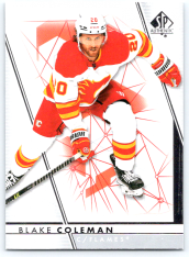 2022-23 Upper Deck SP Authentic 68 Blake Coleman - Calgary Flames