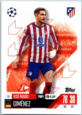 fotbalová kartička 2024-25 Topps Match Attax UEFA Club Competitions 111 Jose Maria Gimenez (Atletico de Madrid)