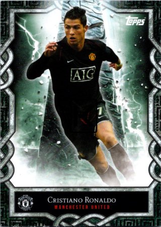fotbalová kartička 2024-25 Topps Manchester United Fan Set Monolith MO-10 Cristiano Ronaldo