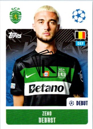 2024-25 Topps Champions League 361 Zeno Debast (Sporting Clube de Portugal)