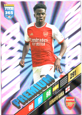 fotbalová karta Panini FIFA 365 2024 Adrenalyn XL LEP-BS Bukayo Saka Arsenal	Limited Edition Premium