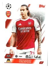 fotbalová kartička 2025-26 Topps Match Attax UCC 33 Riccardo Calafiori (Arsenal)