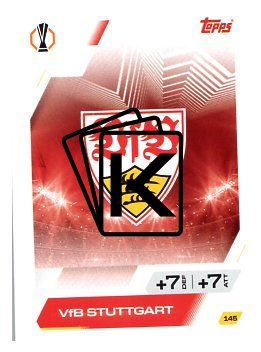 fotbalová kartička 2025-26 Topps Match Attax UCC 145 Team Logo (VfB Stuttgart)